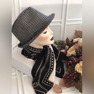 Brand New- Houndstooth Fedora Hat